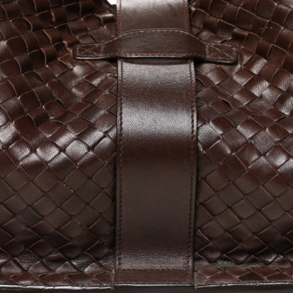 Bottega Veneta Nappa Intrecciato Shoulder Bag Ebano 7 of 12