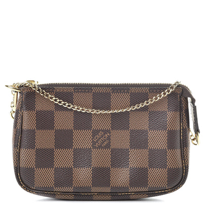 Louis Vuitton Damier Ebene Mini Pochette Accessories 1 of 7