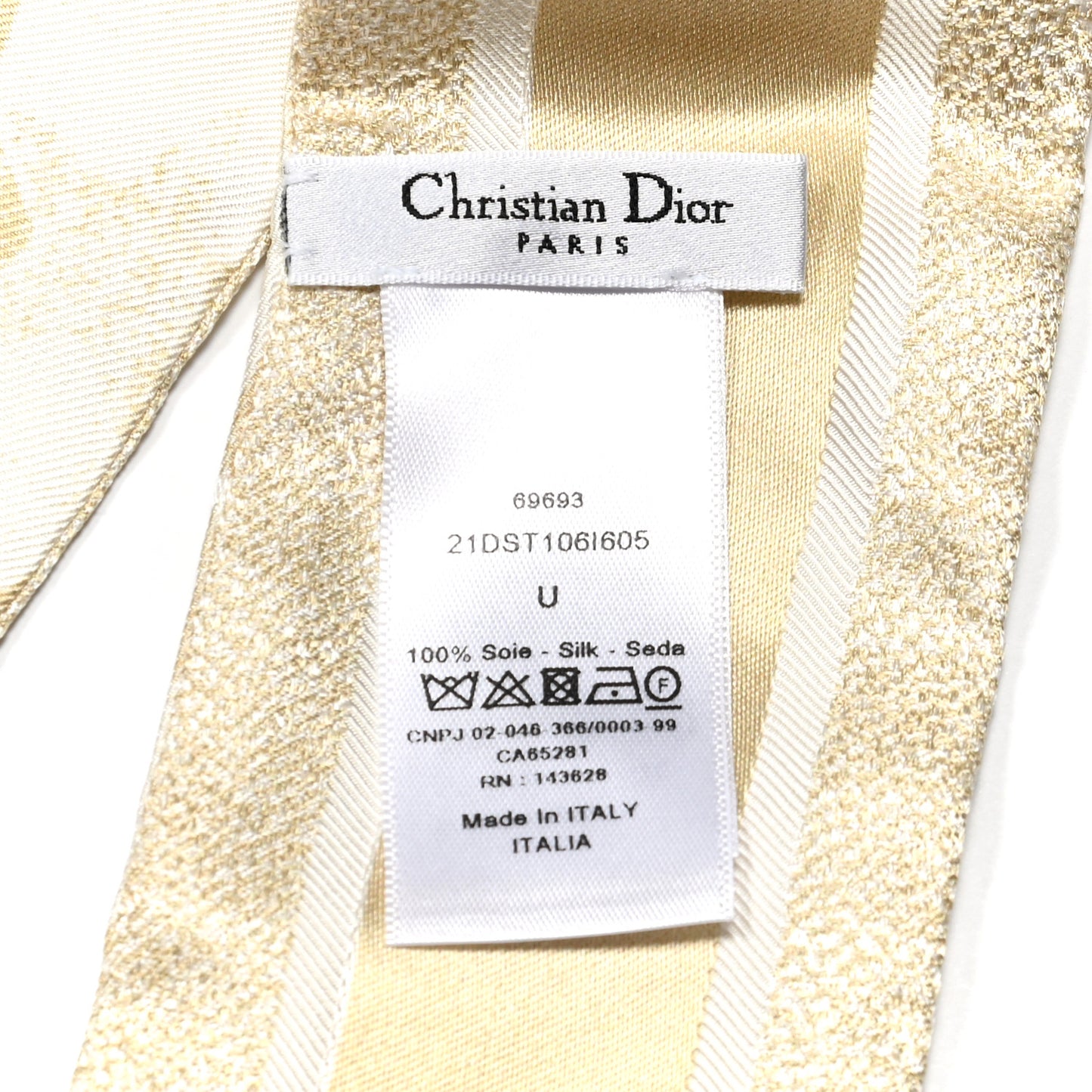 Silk Star Scarf Gold