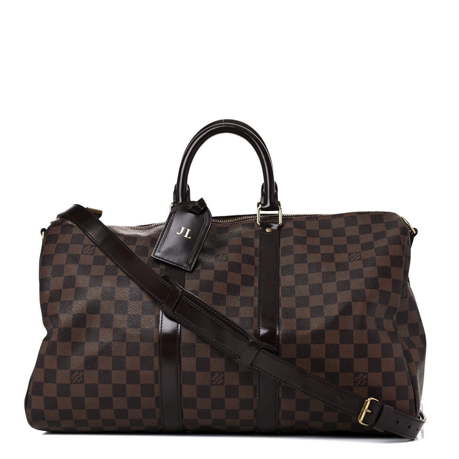 Louis Vuitton Damier Ebene Keepall Bandouliere 45 2 of 28