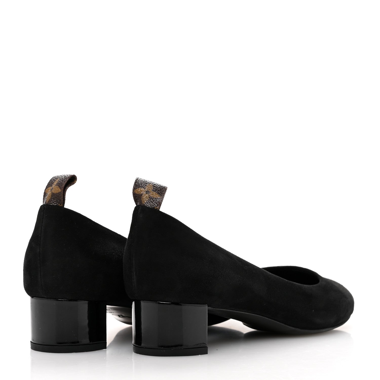 Louis Vuitton Suede Uniformes Pump 37 Black 5 of 9