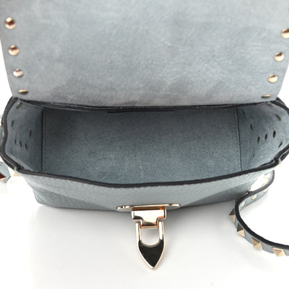Valentino Garavani Pebbled Calfskin Mini Rockstud Crossbody Bag Nube 5 of 9