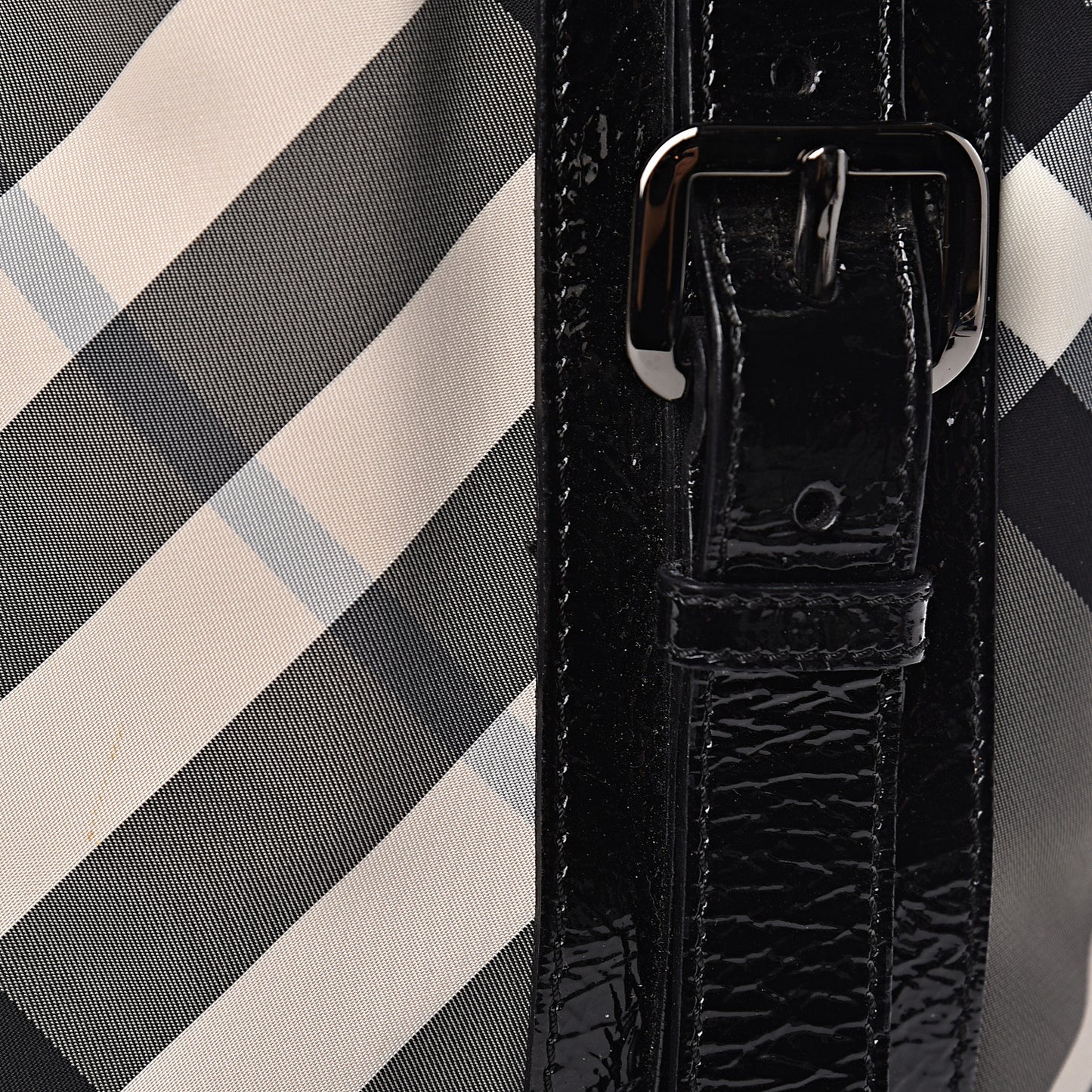 Nylon Beat Check Victoria Tote Black