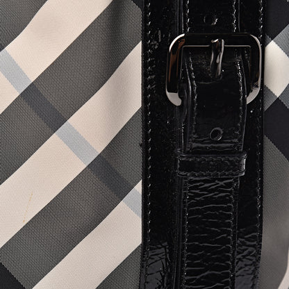 Burberry Nylon Beat Check Victoria Tote Black 11 of 14