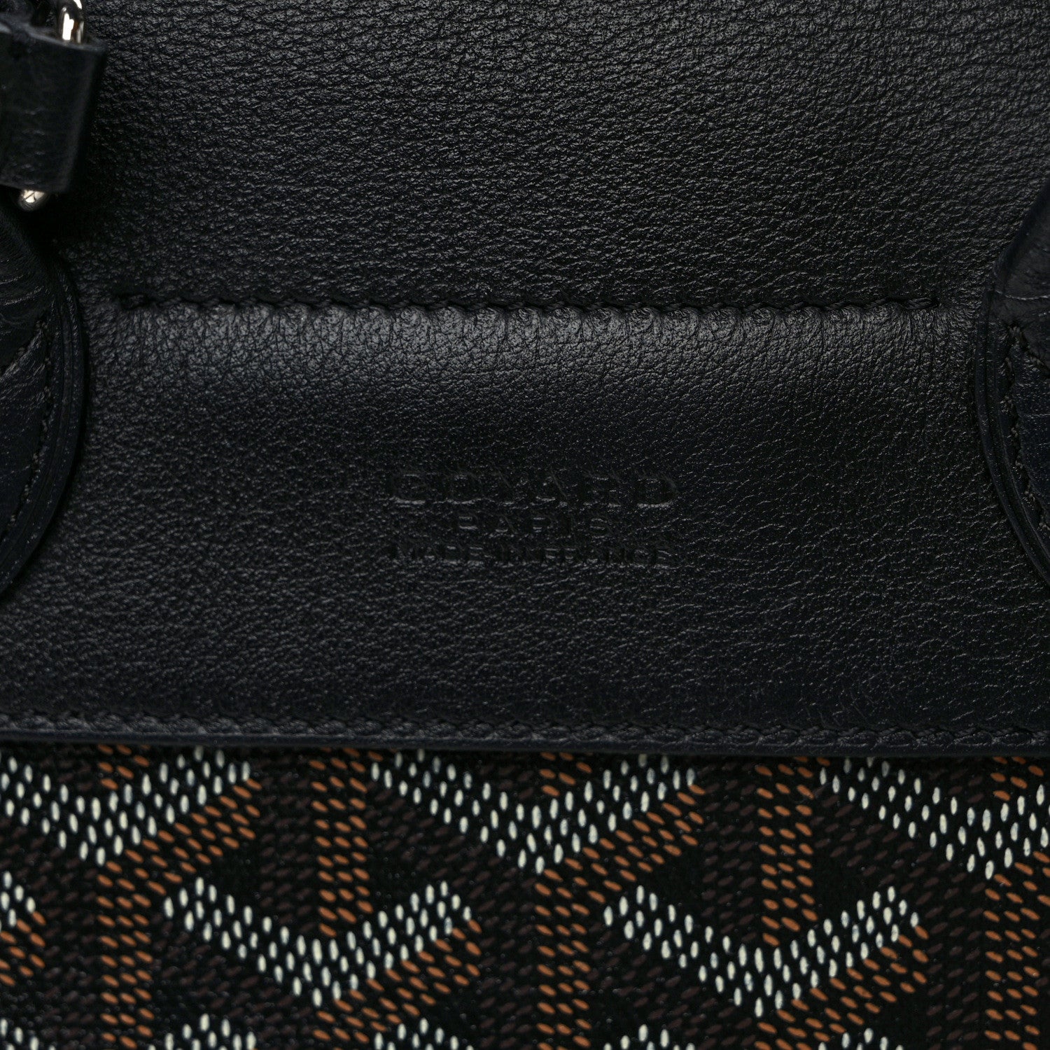 Goyard Goyardine Calfskin Mini Alpin Backpack Black 6 of 9