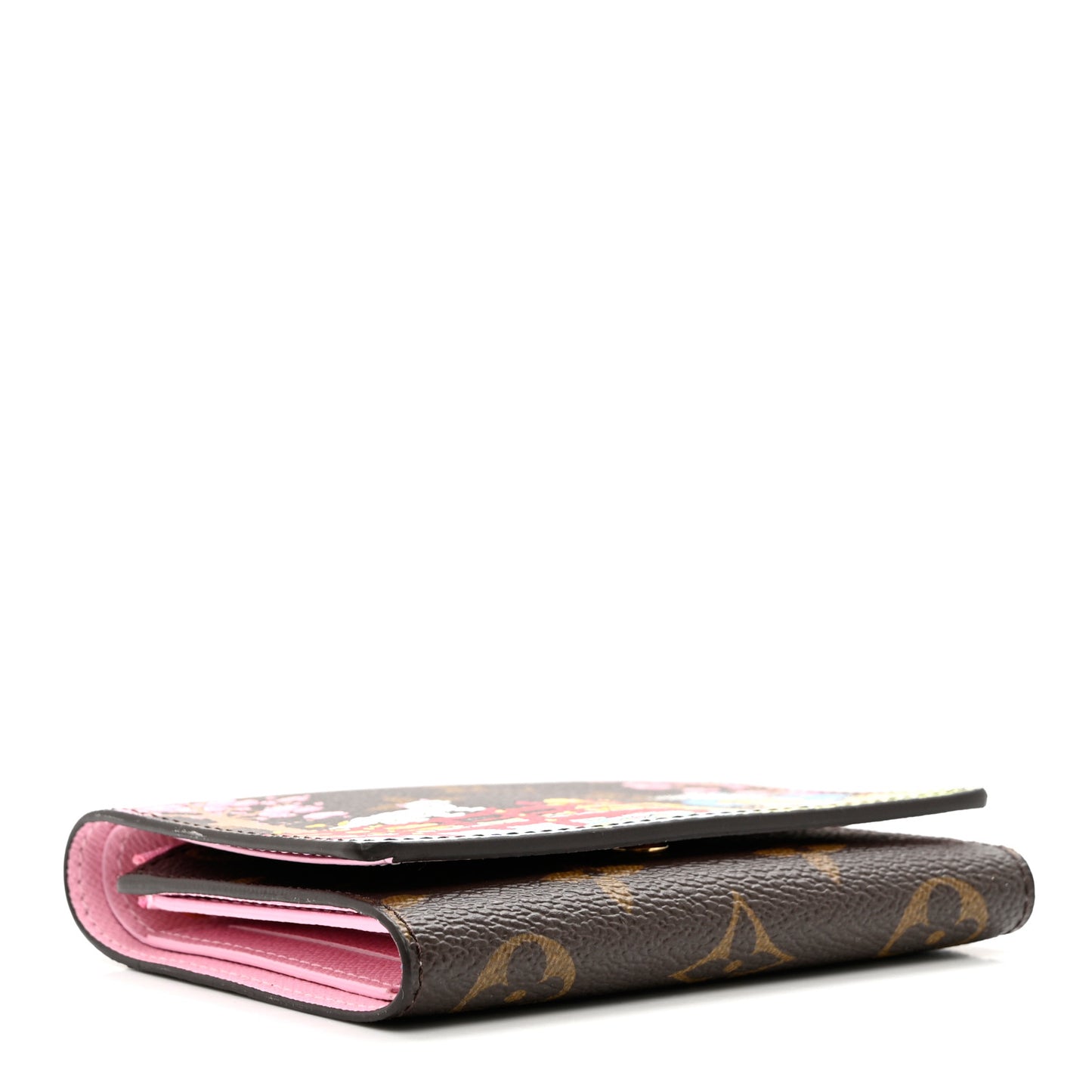 Monogram 2021 Christmas Animation Japanese Garden Victorine Wallet Wisteria Pink