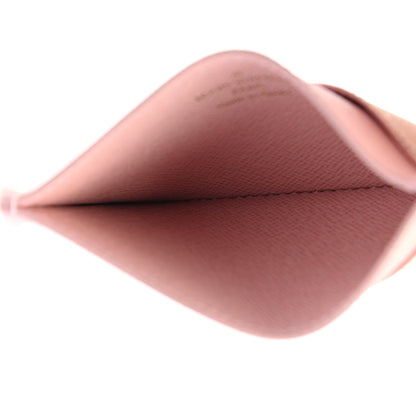 Louis Vuitton Damier Azur Daily Card Holder Rose Ballerine 5 of 6