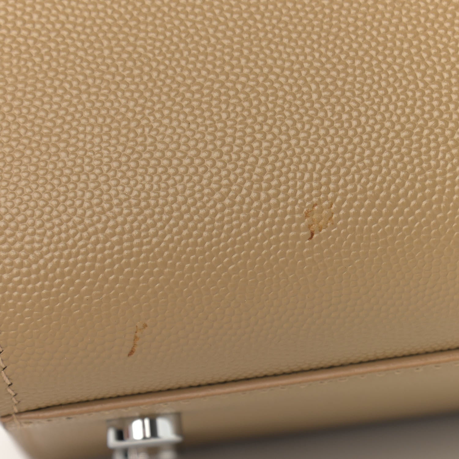 Saint Laurent Grained Calfskin Small Sac De Jour Nude Powder 10 of 10