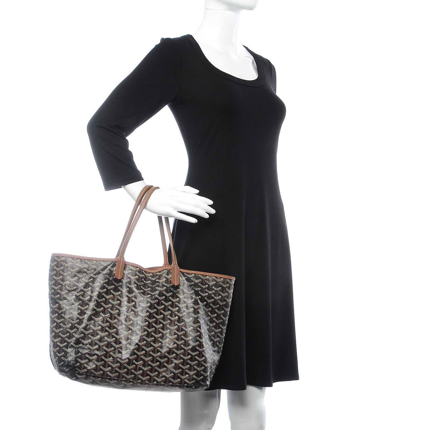 Goyard Goyardine Saint Louis PM Black Gold 2 of 17
