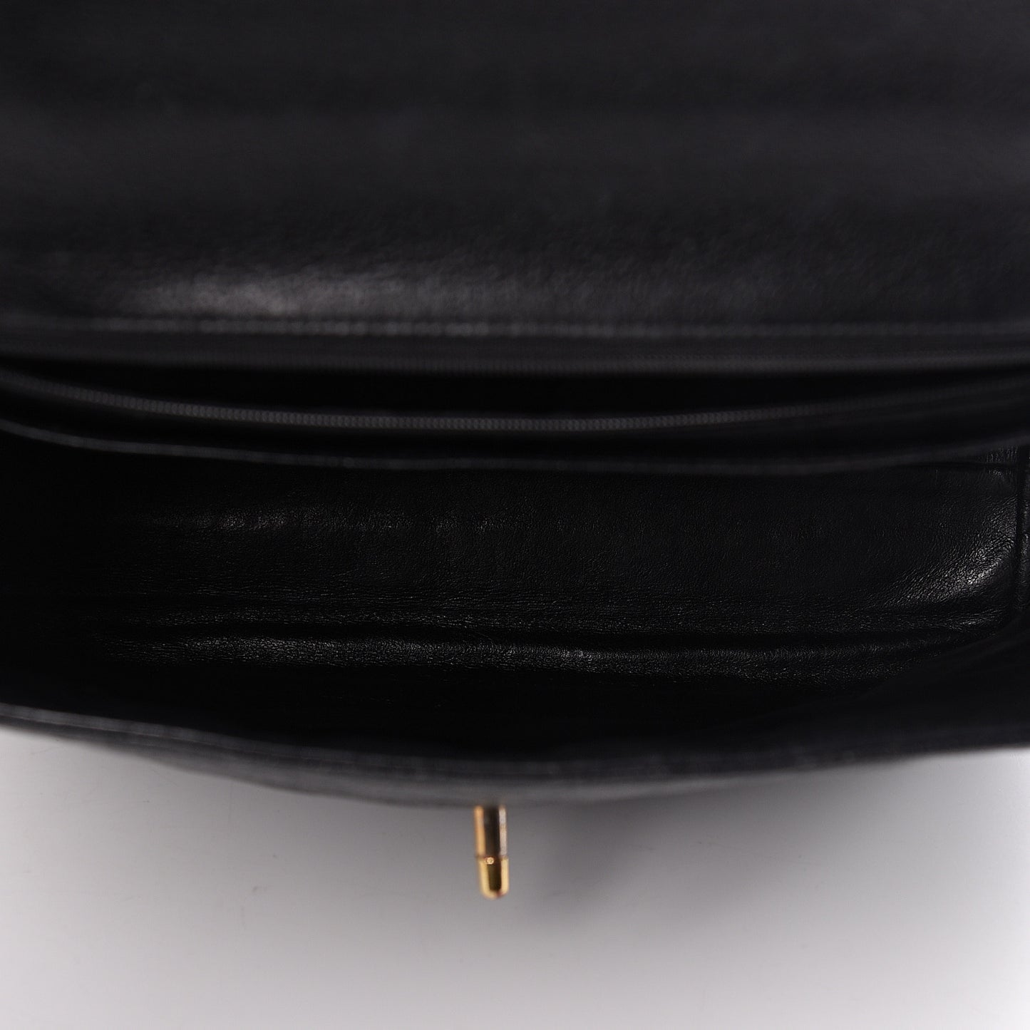Caviar Quilted Jumbo Kelly Flap Black