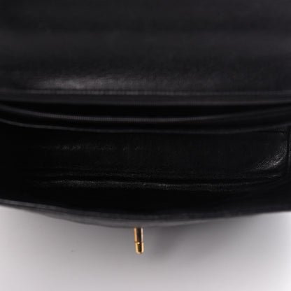 Chanel Caviar Quilted Jumbo Kelly Flap Black 5 of 11