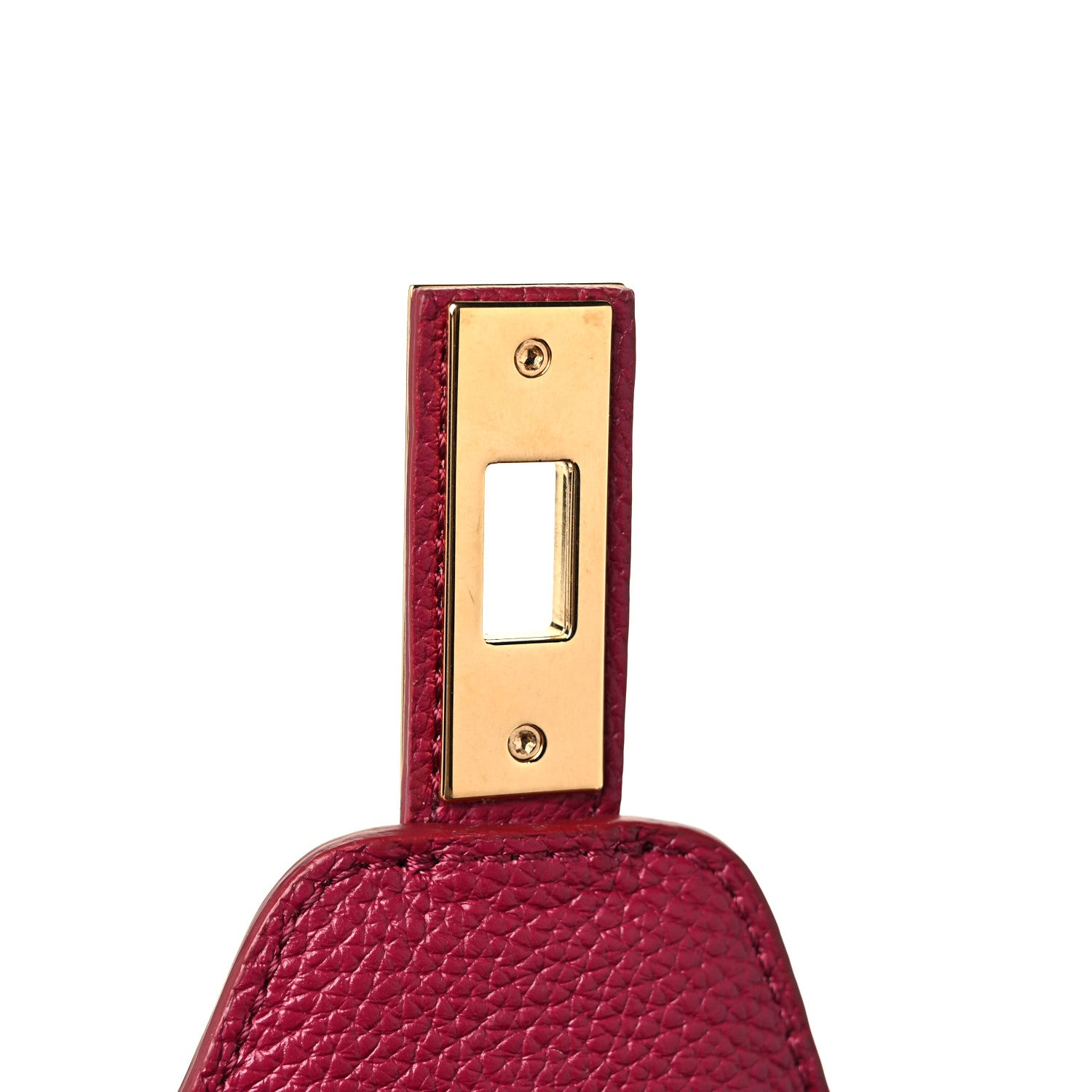 Celine Grained Calfskin Small 16 Top Handle Bag Rasberry 10 of 16