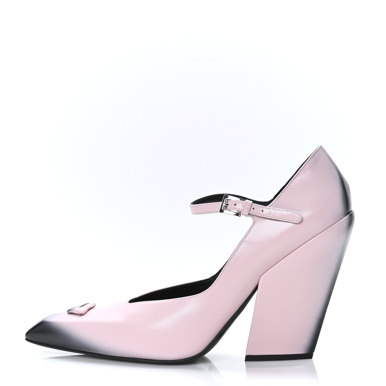 Prada Spazzolato Modellerie Mary Jane 95mm Pumps 40 Alabastro 1 of 7