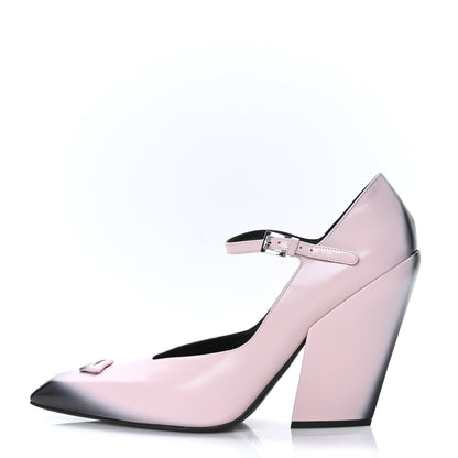 Prada Spazzolato Modellerie Mary Jane 95mm Pumps 40 Alabastro 1 of 7