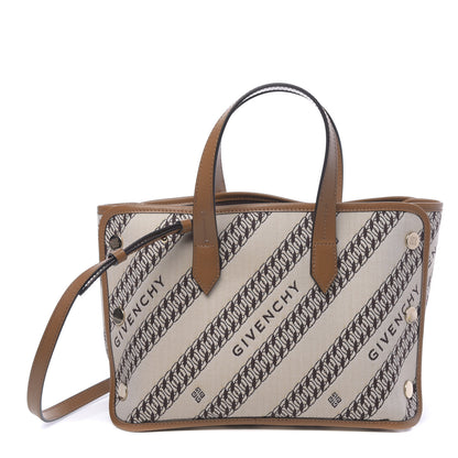 Givenchy Canvas Mini Bond Shopper Tote Beige 1 of 10