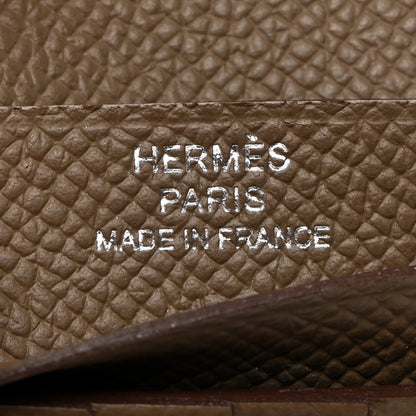 Hermes Epsom Bearn Compact Wallet Etoupe 6 of 8