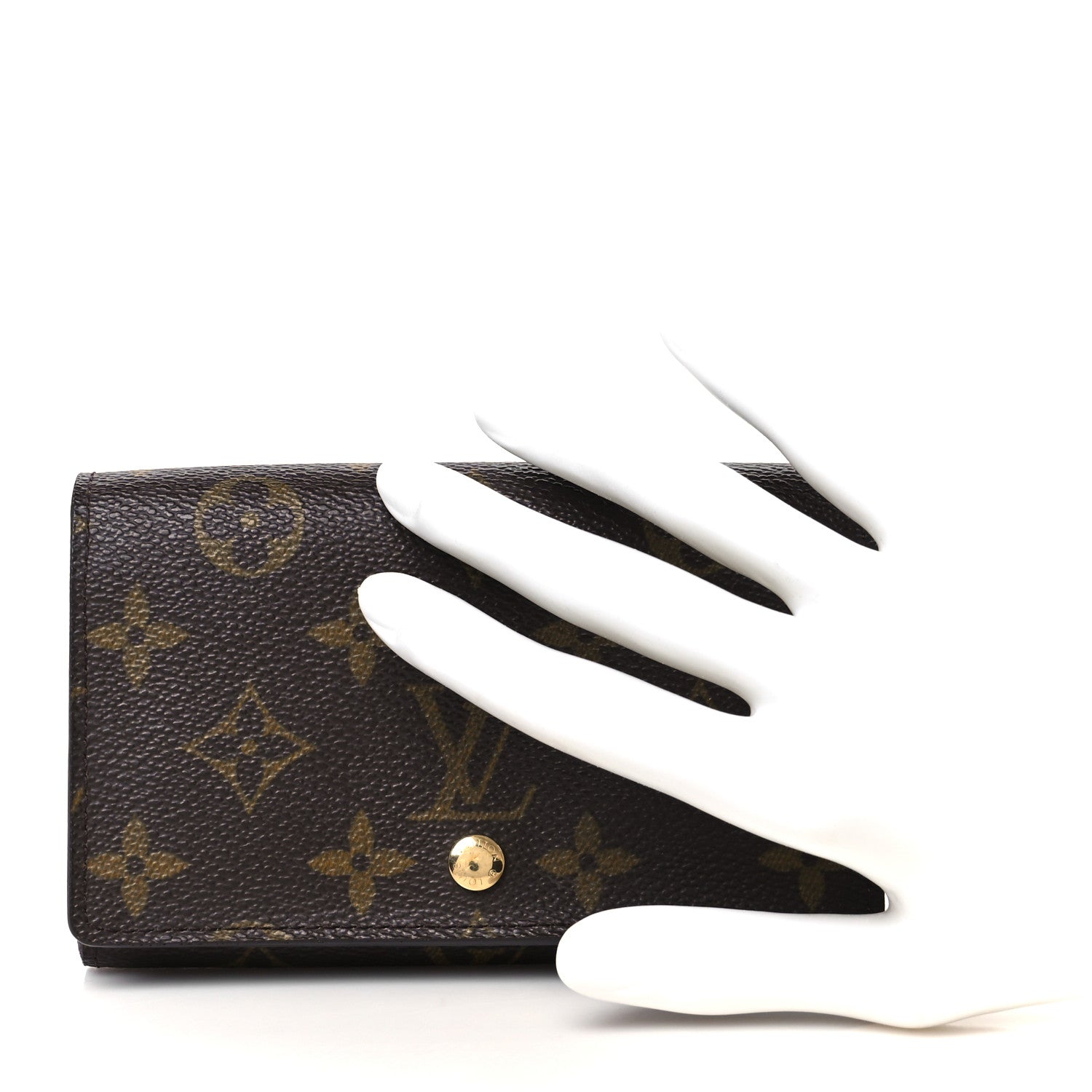 Louis Vuitton Monogram Porte-Monnaie Tresor Wallet 2 of 10