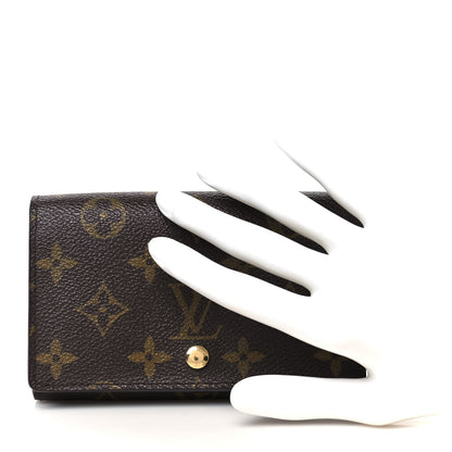 Louis Vuitton Monogram Porte-Monnaie Tresor Wallet 2 of 10