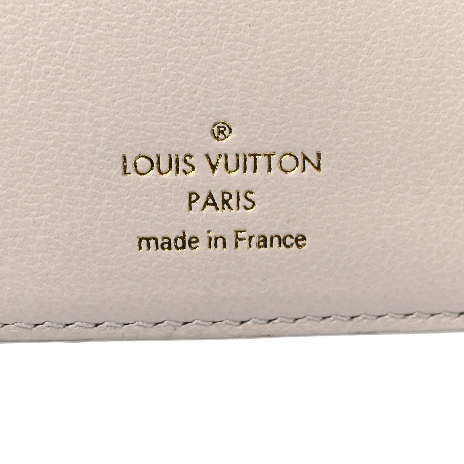 Louis Vuitton Lambskin Embossed Monogram Lou Wallet Natural Creme 5 of 9