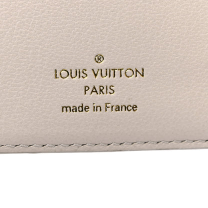 Louis Vuitton Lambskin Embossed Monogram Lou Wallet Natural Creme 5 of 9