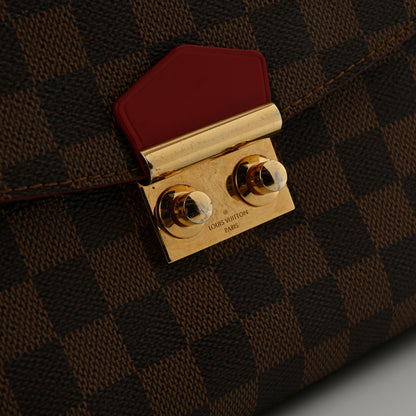 Louis Vuitton Damier Ebene Caissa Clutch Cherry 12 of 14