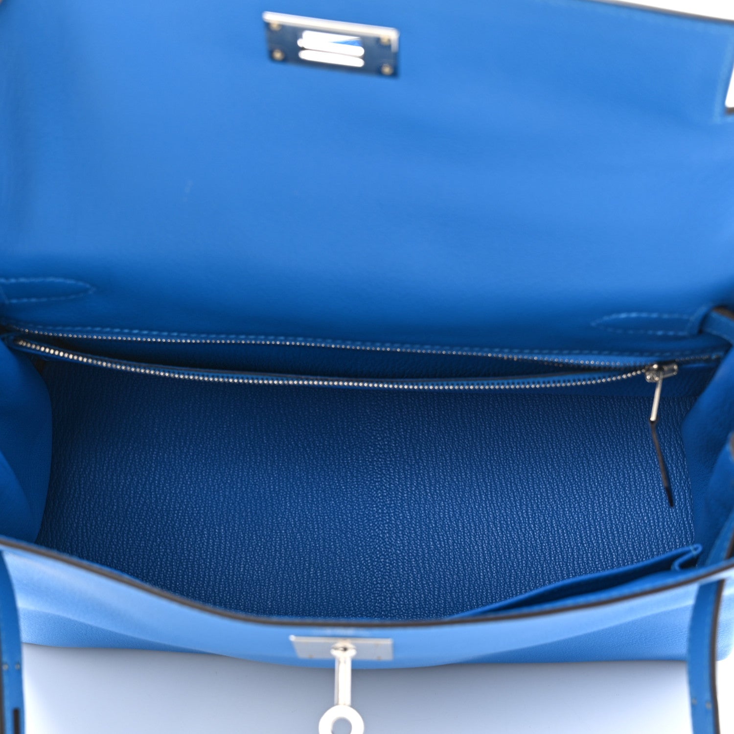 Hermes Evercolor Kelly Retourne 28 Bleu Hydra 5 of 13