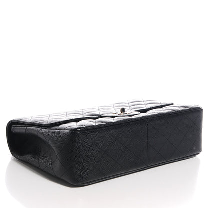 Chanel Caviar Jumbo Single Flap Black 4 of 8