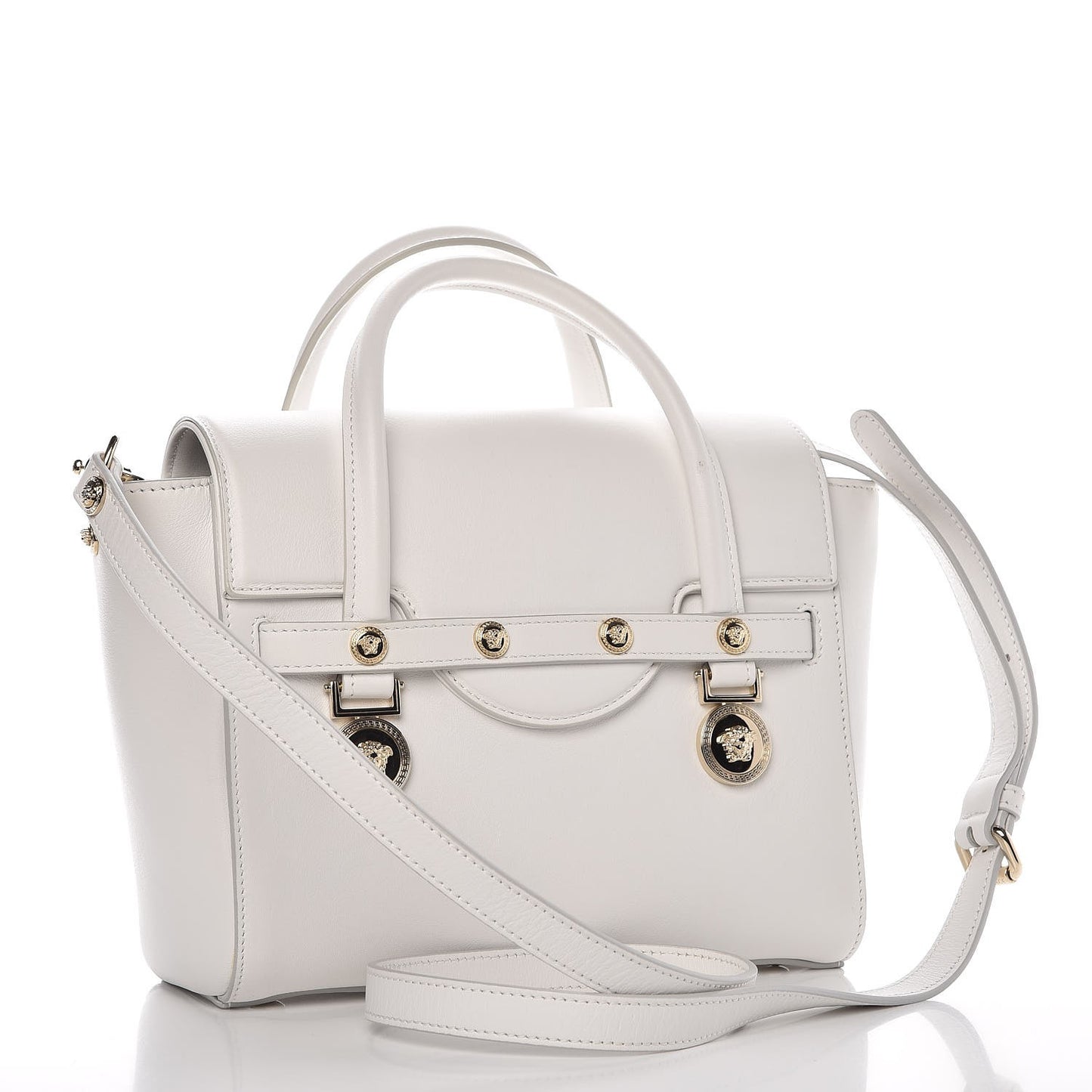 Calfskin Small Signature Bag White