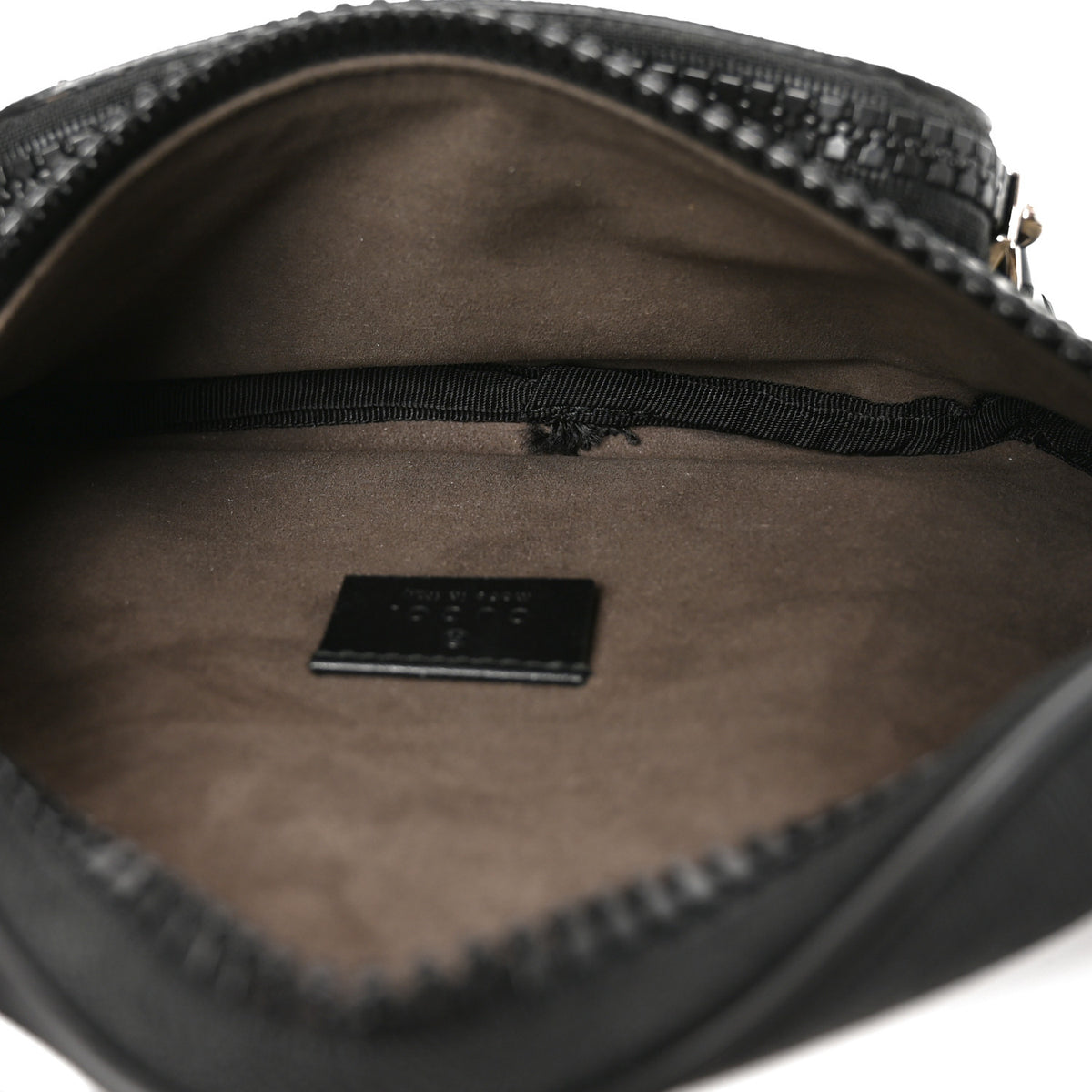 GG Supreme Monogram Belt Bag Black