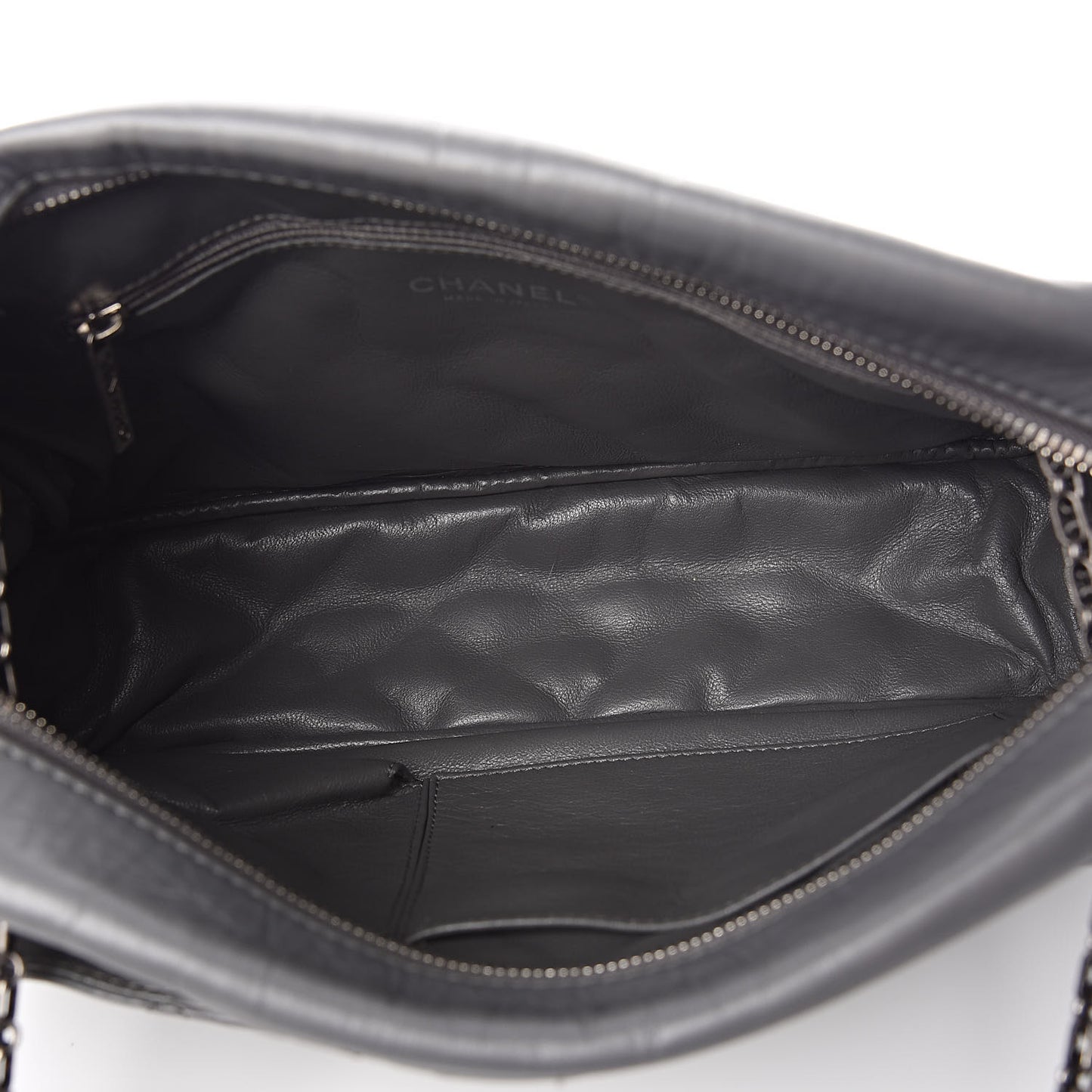 Aged Calfskin Medium Reissue Camera Case Grey