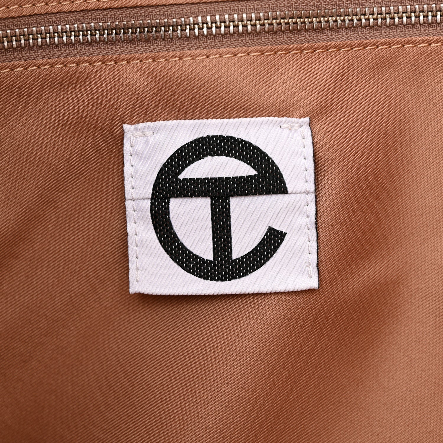 Telfar Metallic Vegan Leather Large Shopping Bag Copper 6 of 10