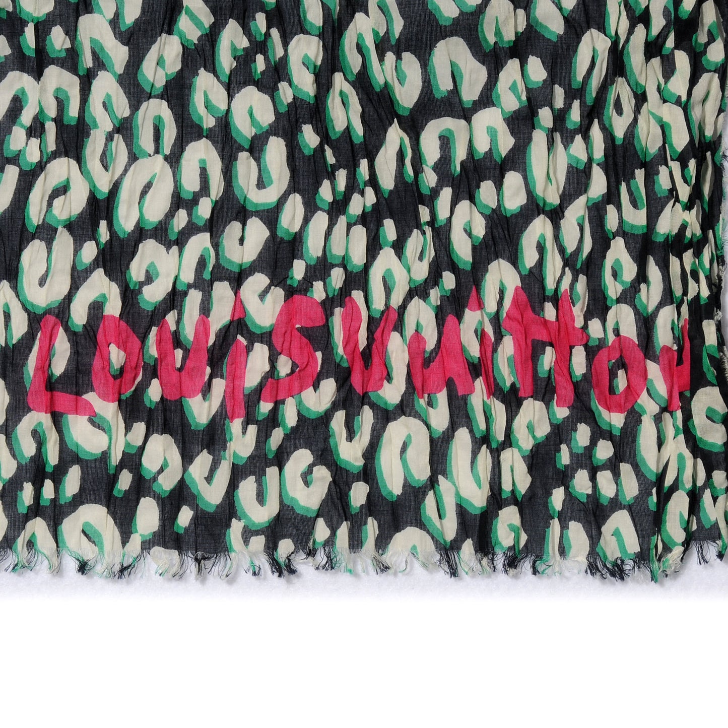 Cotton Leopard Pareo Blue Infini