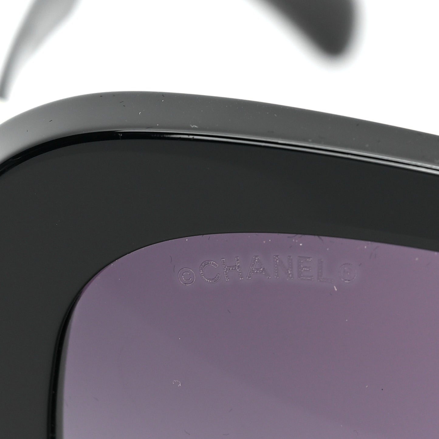 Acetate Butterfly Winter Pearl Sunglasses 5339-H-A Black