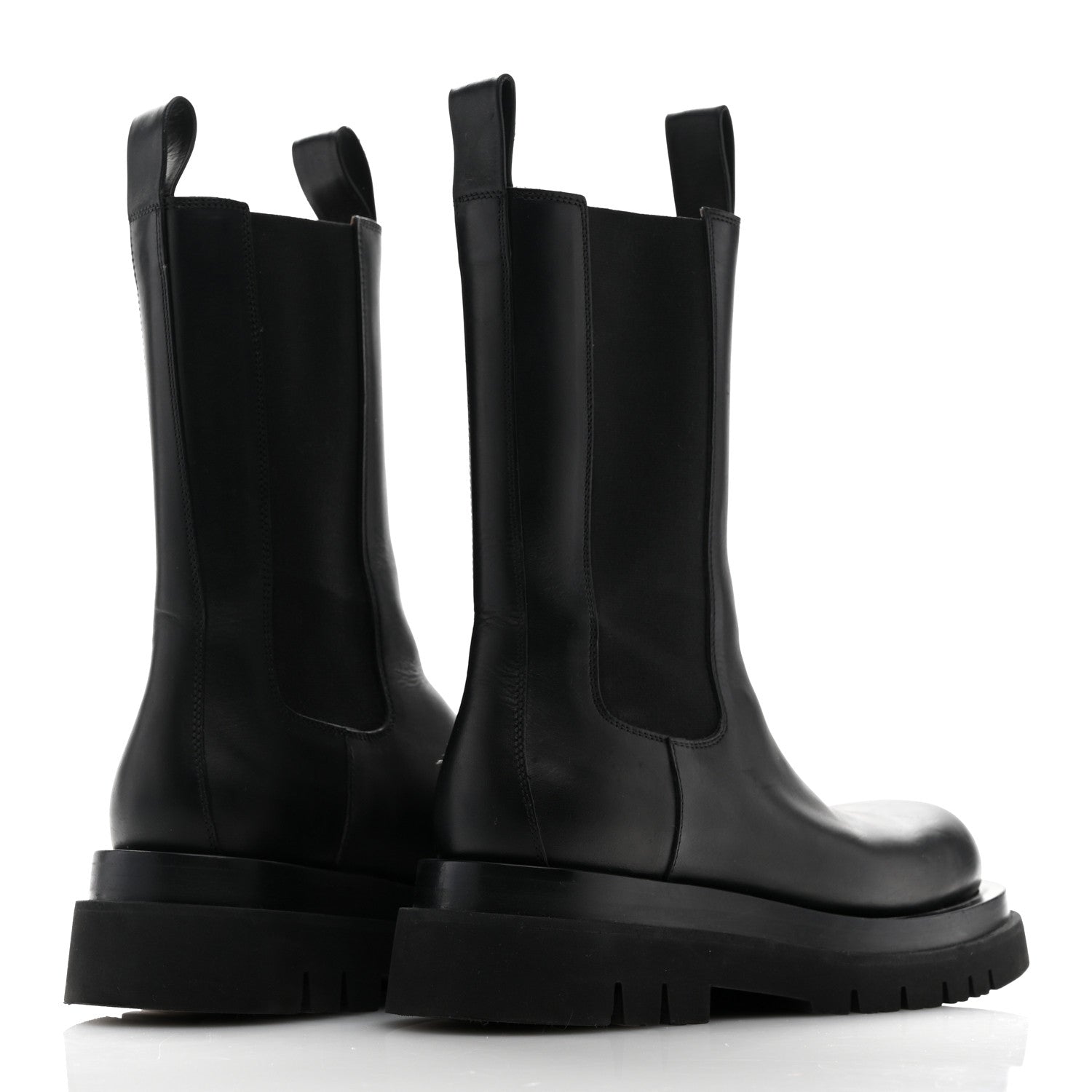 Bottega Veneta Calfskin The Lug Chelsea 55mm Boots 39 Black 5 of 10