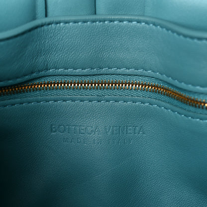 Bottega Veneta Lambskin Maxi Intreccio Padded Chain Cassette Crossbody Bag Mallard 6 of 12