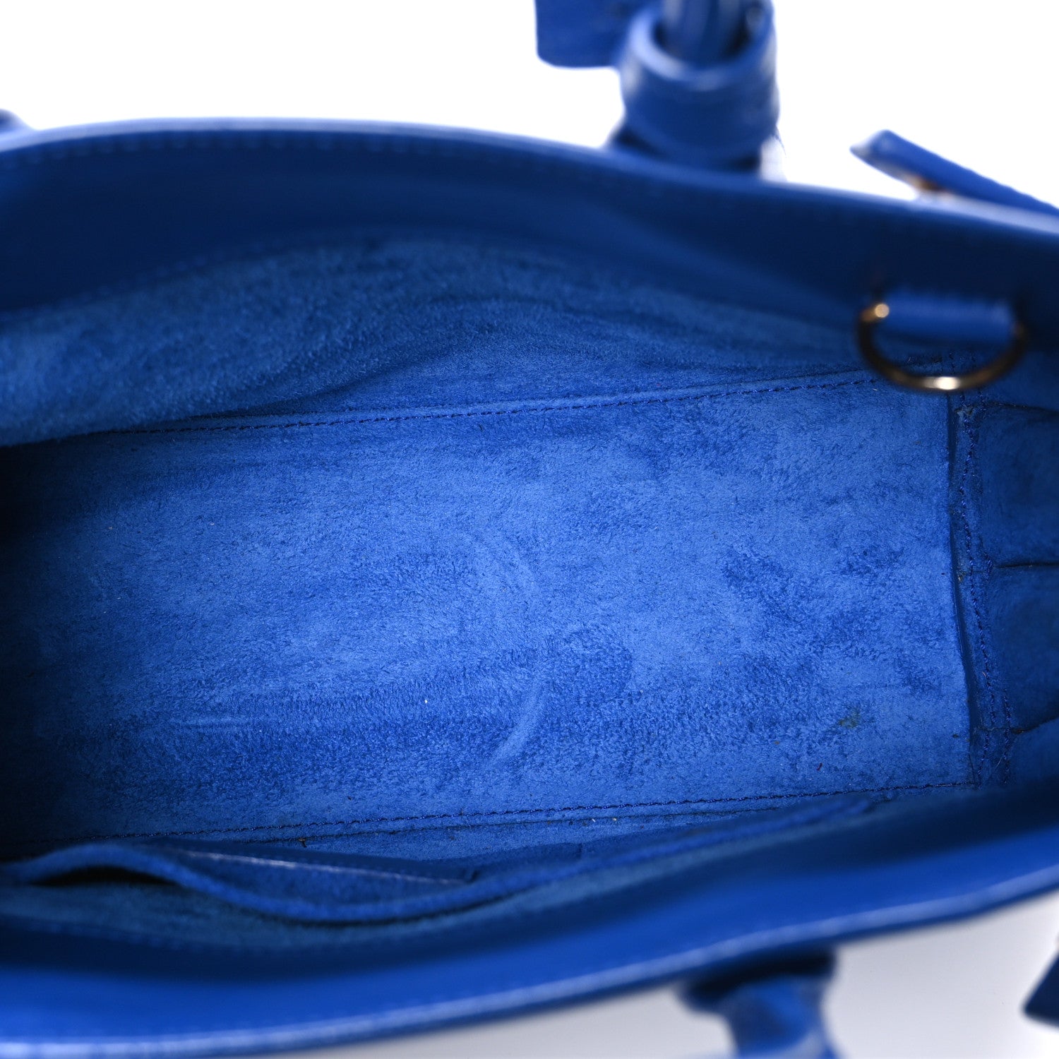 Saint Laurent Calfskin Nano Sac De Jour Royal Blue 6 of 11