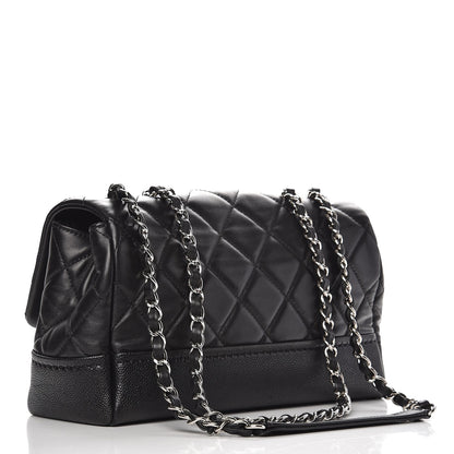 Chanel Caviar Lambskin Quilted Bi Coco Flap Black 3 of 8