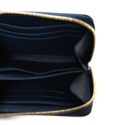Louis Vuitton Empreinte Monogram Giant Zippy Coin Purse Navy Creme 5 of 7