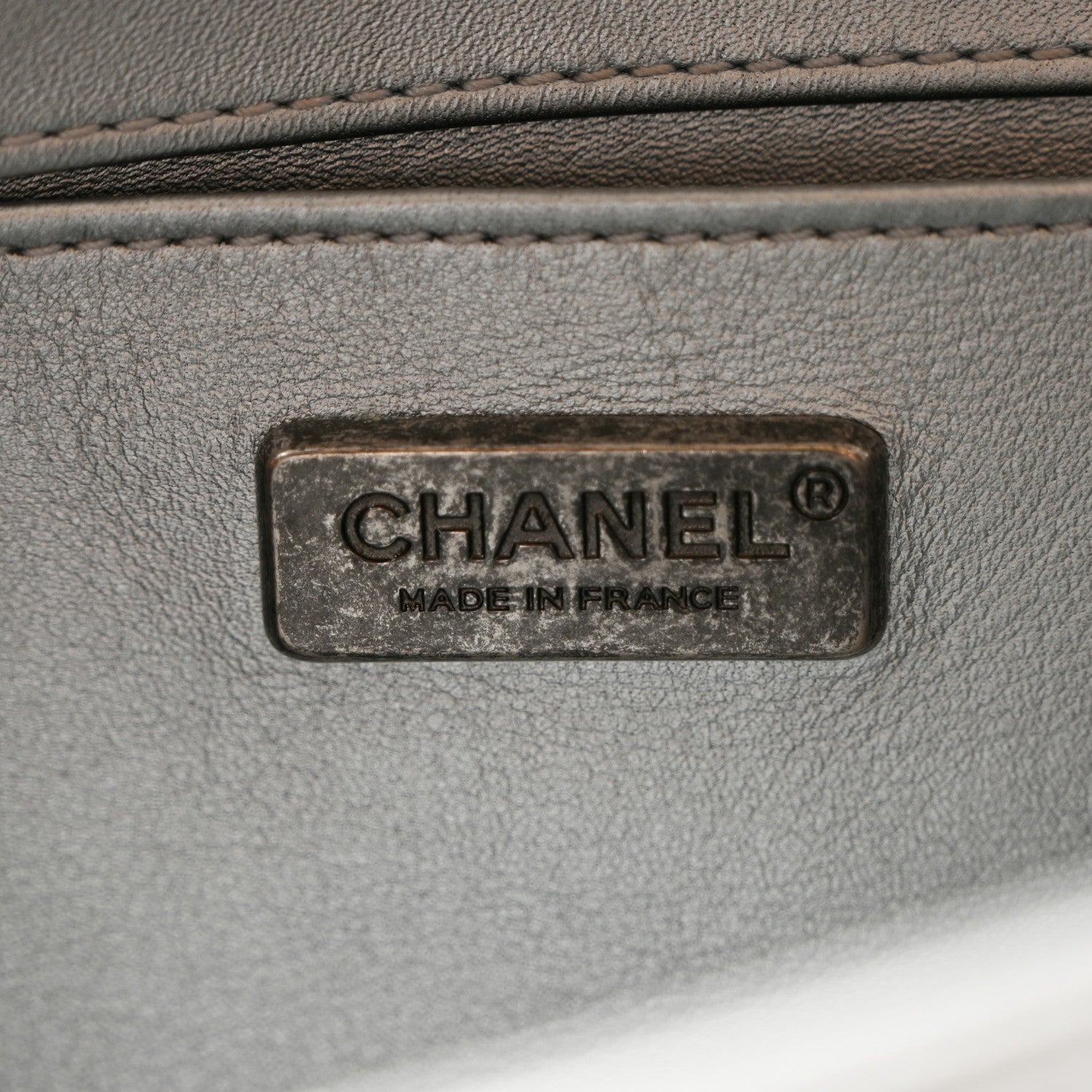 Chanel Metallic Lambskin Embellished Medium Boy Flap Silver 6 of 10