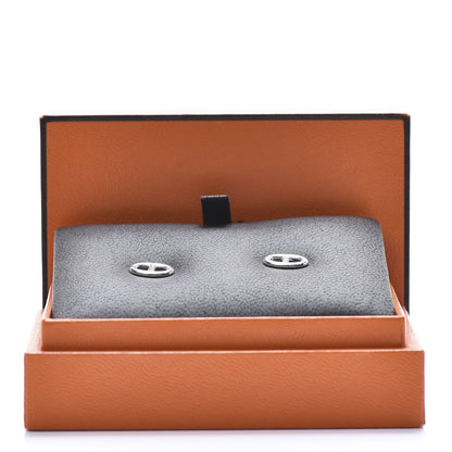 Hermes Sterling Silver TPM Farandole Earrings 6 of 6