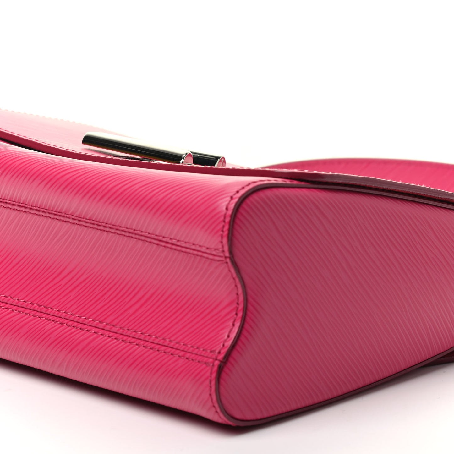 Epi Twist Shoulder Bag MM Hot Pink