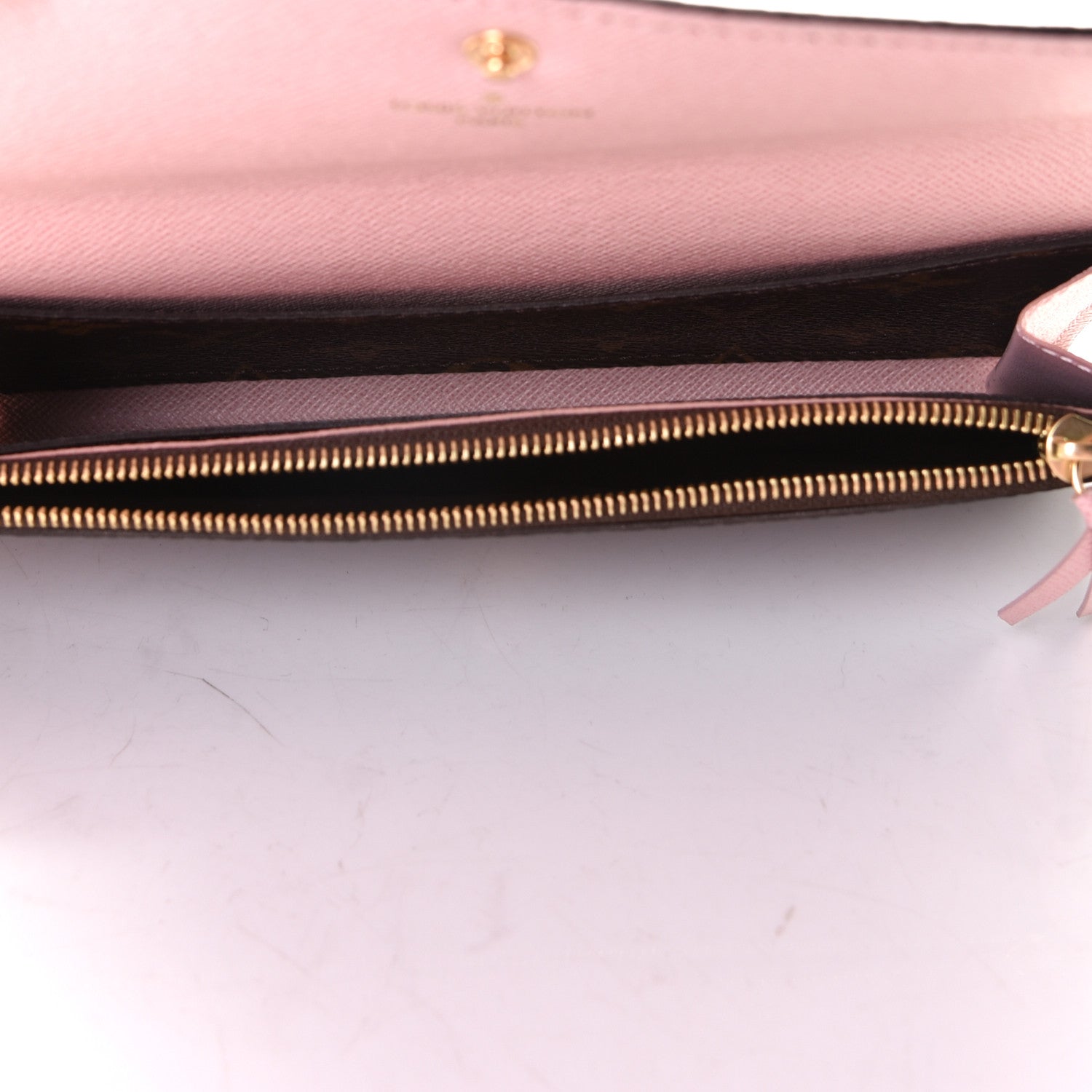 Louis Vuitton Monogram Emilie Wallet Rose Ballerine 4 of 6