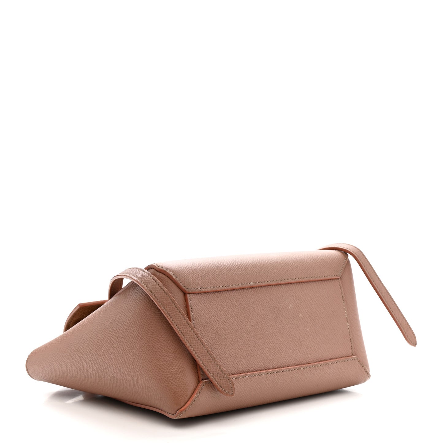 Grained Calfskin Nano Belt Bag Dark Pink