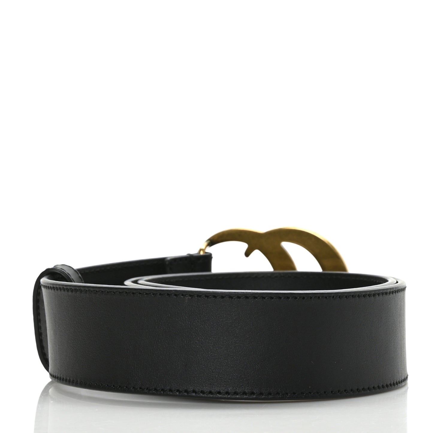 Calfskin Double G 40mm Belt 80 32 Black