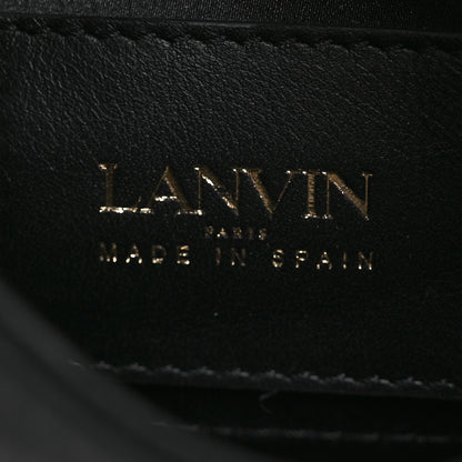 Lanvin Satin Sequin Small Swan Bucket Bag  Black 6 of 14