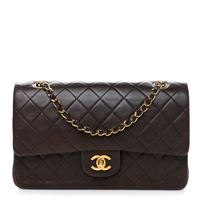Chanel Lambskin Quilted Medium Double Flap Brown 1 of 11
