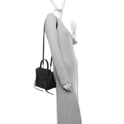 Celine Grained Calfskin Nano Belt Bag Black 2 of 12