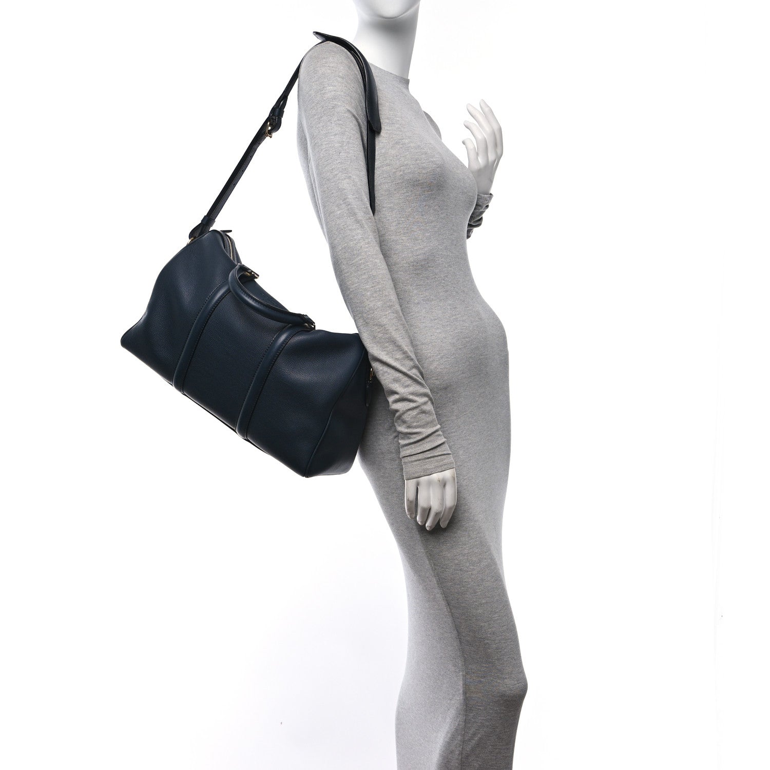 Louis Vuitton Calfskin SC Bag Navy 2 of 9