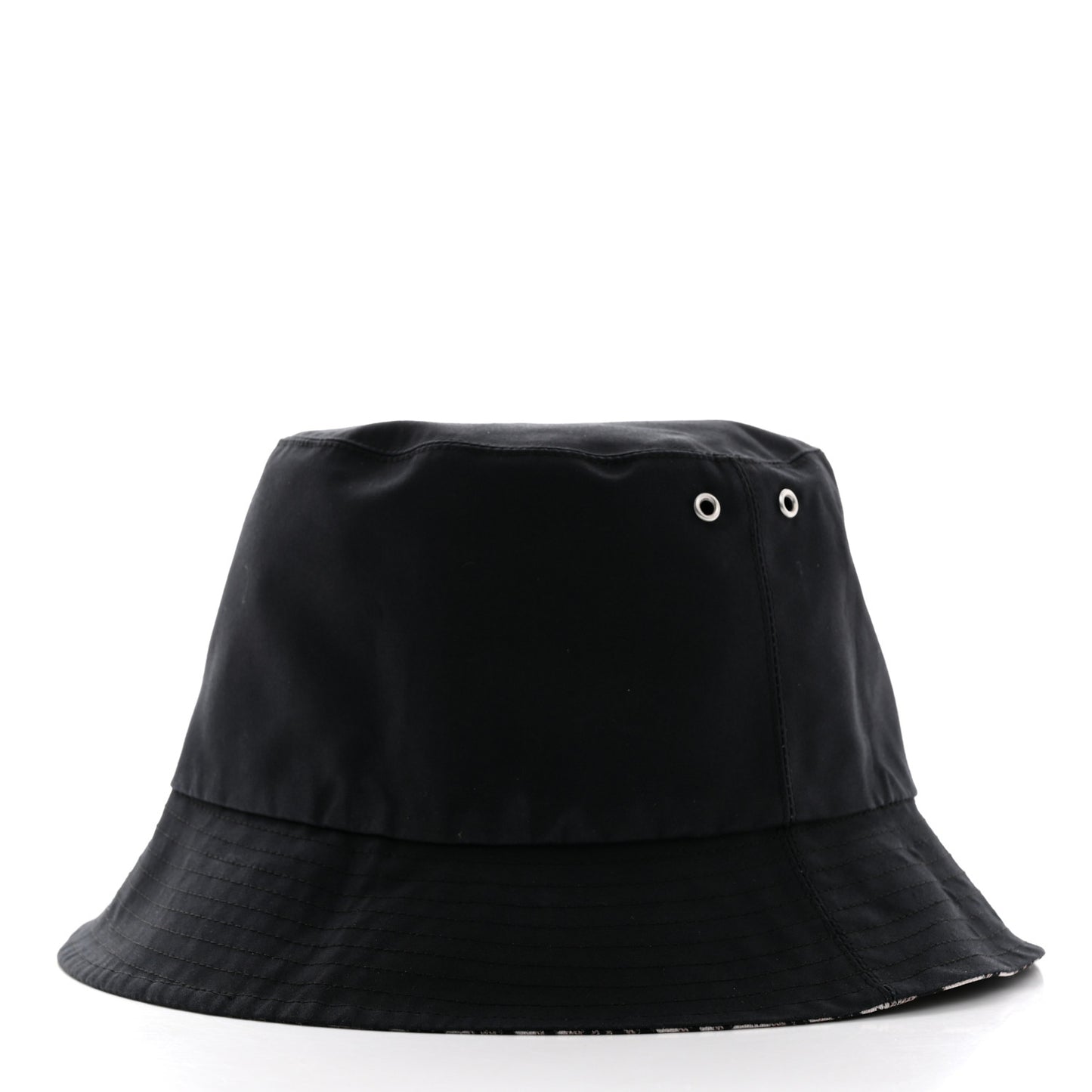 Oblique Reversible Teddy-D Brim Bucket Hat Beige