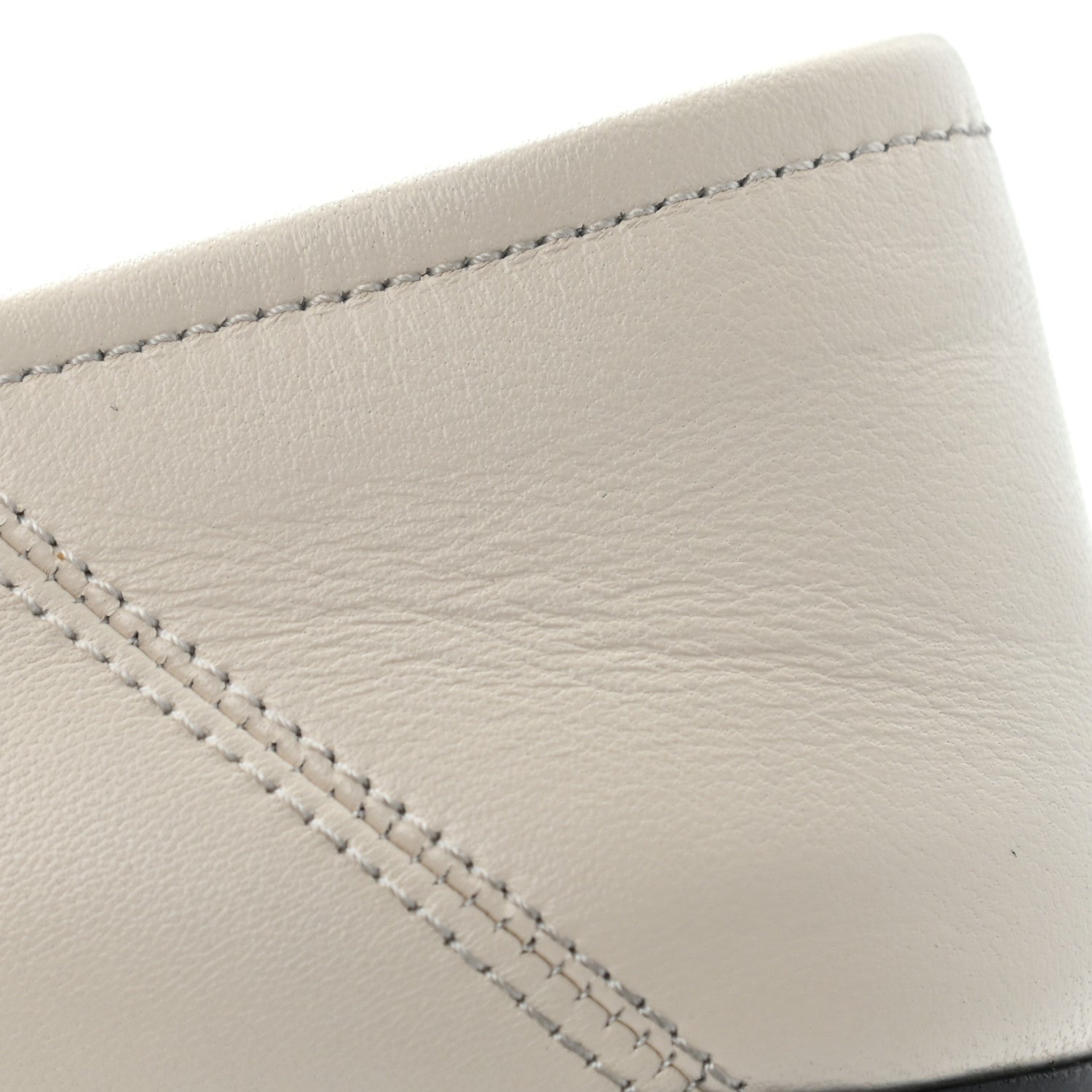 Gucci Lambskin Womens Brixton Horsebit Loafers 36.5 Mystic White 11 of 13